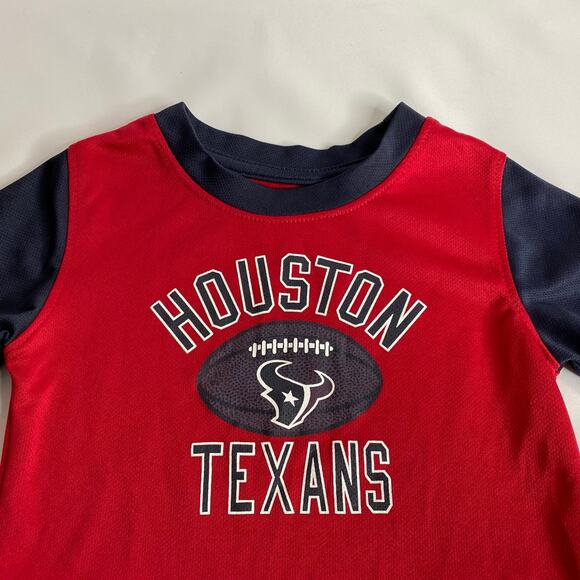 Houston Texans Infant T-Shirt Red Short Sleeve NFL Team Apparel Size 12 Months - Picture 6 of 9